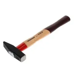 Schlosserhammer, 500g, ROTBAND-PLUS Stielbefestigung, Standard-Eschenholz