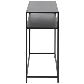 alasans Newcastle Konsolentisch 100 x 35 x 1 cm schwarz