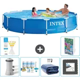 Frame Pool Rund - 366x76 Cm - 7-teilig  S233