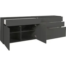 LeGer Home by Lena Gercke Sideboard »Essentials«, (2 St.), Breite: 224cm, MDF lackiert, Push-to-open-Funktion