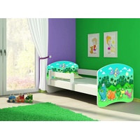 Clamaro Kinderbett, Babybett 70x140, 80x160, 80x180cm Juniorbett, Kind, Motiv,