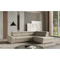 sit&more Ecksofa »Broadway L-Form«, mit verstellbaren Kopfteilen, wahlweise mit Bettfunktion
