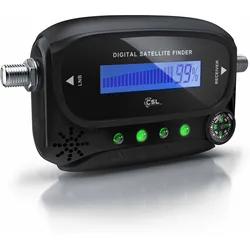 CSL Satfinder, digitaler Satelitensucher mit Anzeige und akustischem Signalton