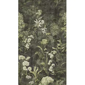 A.S. Création A.S. Creation Fototapete Natur Floral 1,59 m x 2,8 m Creme-Grün FSC®