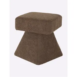 Hocker HEINE HOME, braun, B:38cm H:40cm T:38cm, Hocker