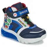 GEOX Kinderschuhe J CIBERDRON BOY in Blau,