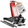 Arebos Rangierwagenheber Stahl 75-505 mm rot