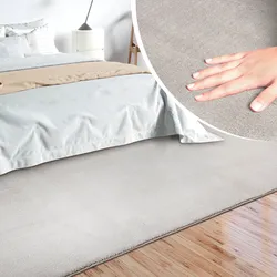 Teppich MERINOS "Loft 37, Kunstfellteppich", beige (natur), B:120cm H:16mm L:160cm, Polyester, Teppiche, weich und kuschelig, Fell Haptik, Anti-Rutsch-Unterseite