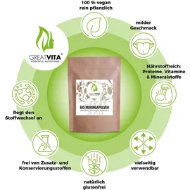 great vita GreatVita Bio Moringa Pulver 400 g