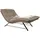 W.Schillig Relaxliege daily dreams Leder 95 x 91 x 170 cm Braun mit Kissen