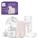 Philips AVENT Elektrische Einzelmilchpumpe SCF395/31 Set