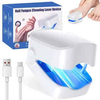 Nagelpilz Laser, Lichttherapie Nagelpilz Behandlungsgerät Tragbare Kaltlasertherapie Wiederaufladbarer Nagelpilzlaser, Zehenpflegezubehör Heimgebrauch Schmerzlos, Heilung von Pilz-Onychomykose.