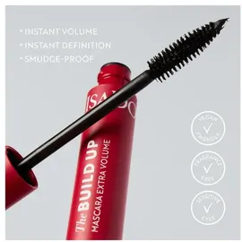 Isadora Build Up Mascara Extra Volume Mascara für XXL-Volumen Farbton 02 Dark Brown 10 ml