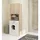 abamihome Waschmaschinenumbauschrank 64 x 30 x 180 cm Braun