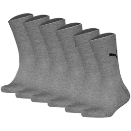 Puma Easy Rider Sneakersocken 6er Pack Grau 39-42