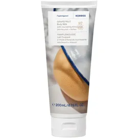 Korres GRAPEFRUIT Bodymilk mit pflegendem Mandelöl, mit fruchigem, frischen Duft, für 24h Pflege+Geschmeidigkeit, vegan, silikon- und parabenfrei, 200 ml