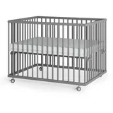 Sämann – Matratze Basic Schlupfsprossen grau Premium | Gr.: 75x100 cm,