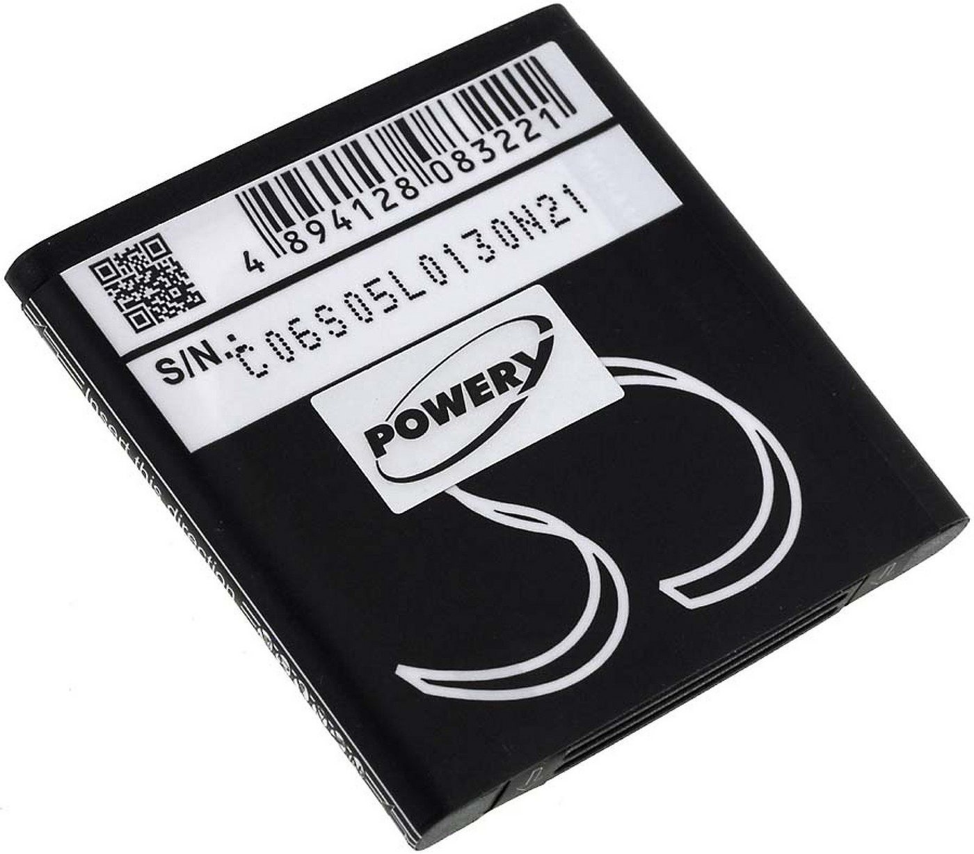 Powery Akku für Mobistel Cynus E1 Smartphone-Akku 1000 mAh (3.7 V) schwarz