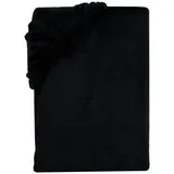 Carpe Sonno Spannbettlaken Cashmere-Touch 90 x 200 - 100 x 200 - 140 x 200 - 180 x 200 - 200 x 200 cm schwarz