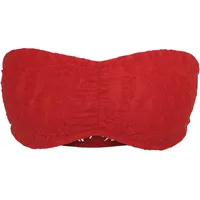 URBAN CLASSICS Damen TB586-Ladies Laces Bandeau Top, Rot (Red