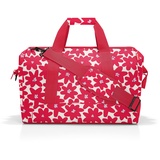 reisenthel Allrounder L Daisy red – Vielfältige Doktortasche zum Reisen, für die Arbeit oder Freizeit – Mit funktional-stylischem Design