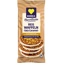 EDEKA Herzstücke Reiswaffel Vollmilch mit Salted Caramel 70G