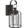 Beliani Außenwandleuchte Metall 36 cm 1er Set Schwarz