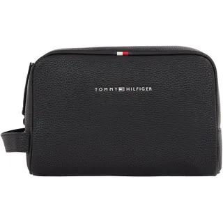Tommy Hilfiger Essential Pu Wash Kulturbeutel Black One Size