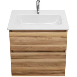 Burgbad Waschtischunterschrank 2 Auszüge 63 x 41,5 x 62,2 cm Eiche