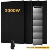 Anker Balkonkraftwerk 2000W Anker SOLIX Solarbank 4 E5000 Pro All-in-One Stromspeicher, (inkl. Smart Meter Gen 2 und 4*500Wp Sunpro Solarmodule, Optional: 1-5 x Anker BP5000 Erweiterungsakku), PV Speicher mit Notstromfunktion