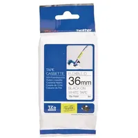 Brother TZE-FX261 36mm schwarz auf weiß