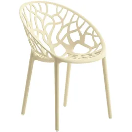 CLP Hope Stapelstuhl 59 x 60 x 80 cm creme