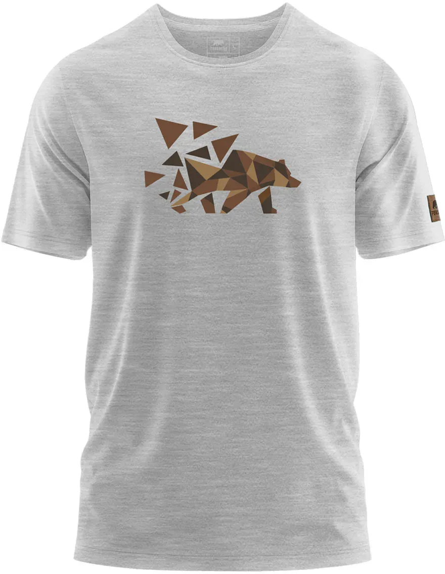 FORSBERG Mikkelson T-Shirt mit Polygonbär