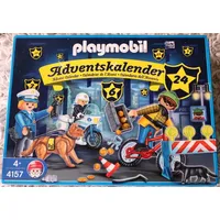 Adventskalender Polizei auf Verbrecherjagd 4157 von Playmobil Sehr selten, Rar!