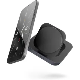 Zen ZENS Nightstand Charger - Kabelloses Ladegerät + AC-Netzteil - 15 Watt, - Apple Fast Charge - Schwarz
