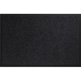 sencys Fußmatte waschbar schwarz Polyamid