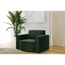 Fun Möbel Sessel Palma Stoff Opera Velvet 98 x 74 x 89 cm Grün