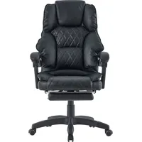 Trisens Chefsessel Leder Schwarz