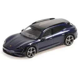 MINICHAMPS 1:43 PORSCHE TAYCAN CROSS TOURISMO TURBO S - 2021 - BLUE METALLIC