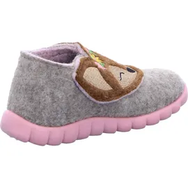 Fischer Markenschuh Klett-Hausstiefel Rosa 24