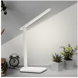 lqwell Schreibtischlampe Weiß