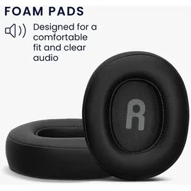 kwmobile 2x Ohrpolster kompatibel mit JBL Tune T760NC / T750BTNC / T710BT / T700BT Polster für Over Ear Headphones