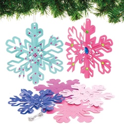 Schneeflocke Spiraldekorationen  (pro Set 12) Bastelaktivitäten zu Weihnachten