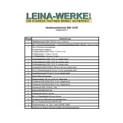 LEINA-WERKE Verbandkasten mit Inhalt orange 20003 DIN 13157