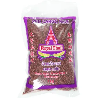 Royal Thai Roter Reis 1kg Gao Luc Roter Naturreis Red Rice