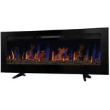 MonsterShop Elektrokamin 127cm Schwarz