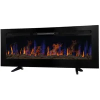 MonsterShop Elektrokamin 127cm Schwarz