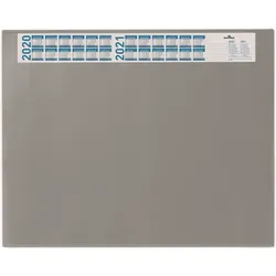 Durable Schreibunterlage grau 65x52cm mit transparenten Abdeckung