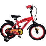 Volare Kinderfahrrad Disney Cars 14 Zoll Kinderrad in Rot