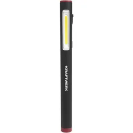 Kraftwerk LED Stiftlampe COB 300, wiederaufladbar, schwarz
